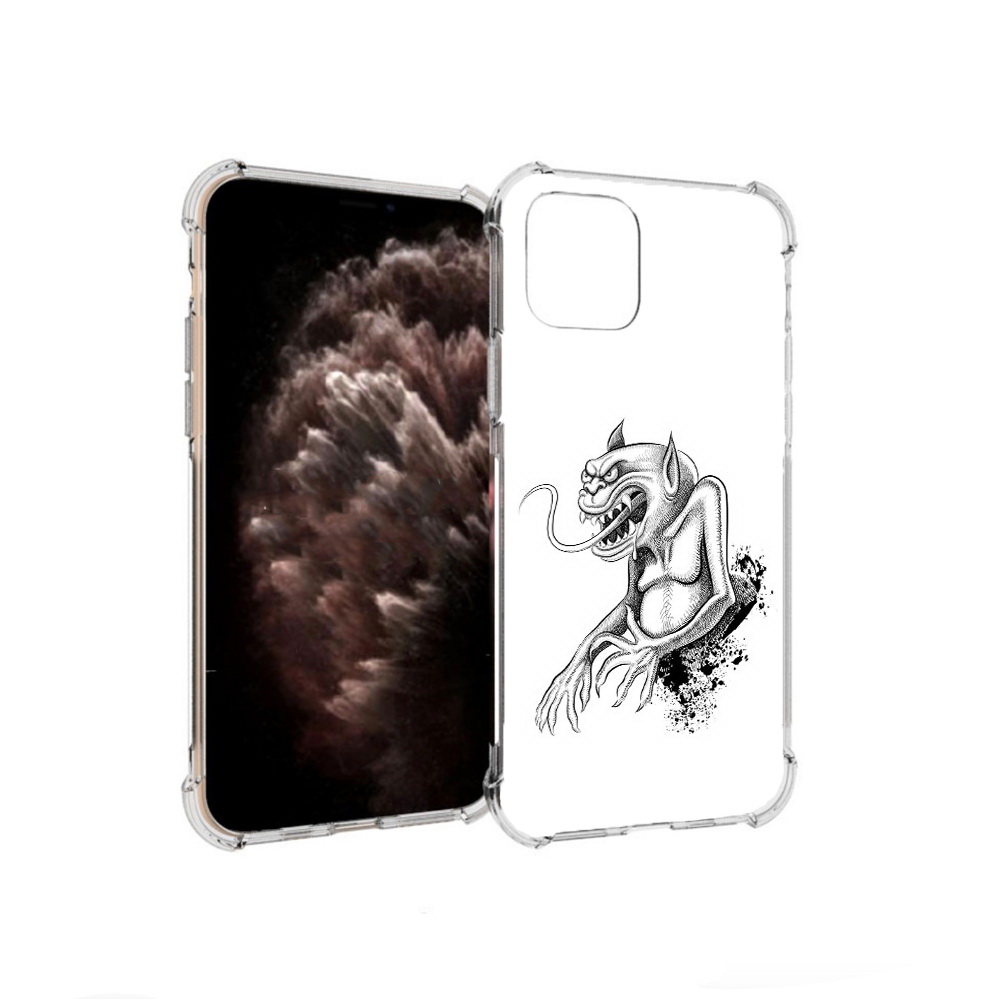 

Чехол MyPads Tocco для Apple iPhone 11 Pro чорт, Прозрачный, Tocco