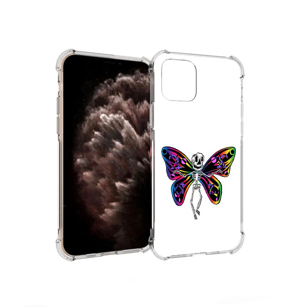 

Чехол MyPads Tocco для Apple iPhone 11 Pro эффект бабочки, Прозрачный, Tocco