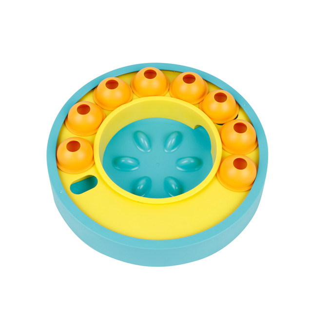 

Игрушка для собак Pet Universe Обучающая кормушка, голубой, 25х25х6см, PU1003BE, кормушка