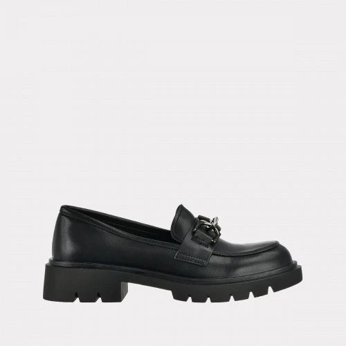 

Лоферы женские Versiya shop H127 черные 40 RU, H127