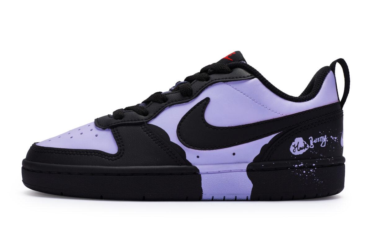 

Кеды унисекс Nike Court Borough 811 черные 38 EU, Черный, Court Borough 811