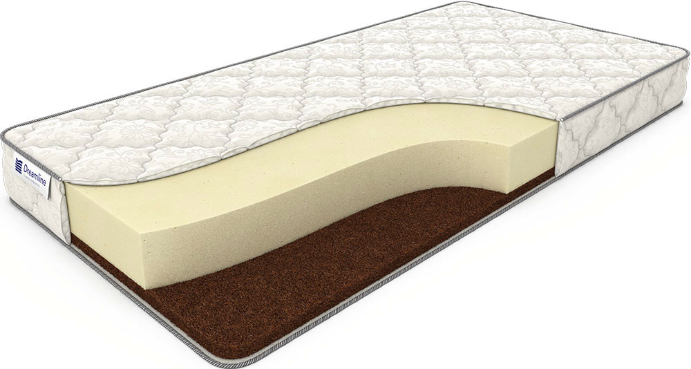 

Матрас Дримлайн Mix Soft 85х200х18, Белый, Mix Soft