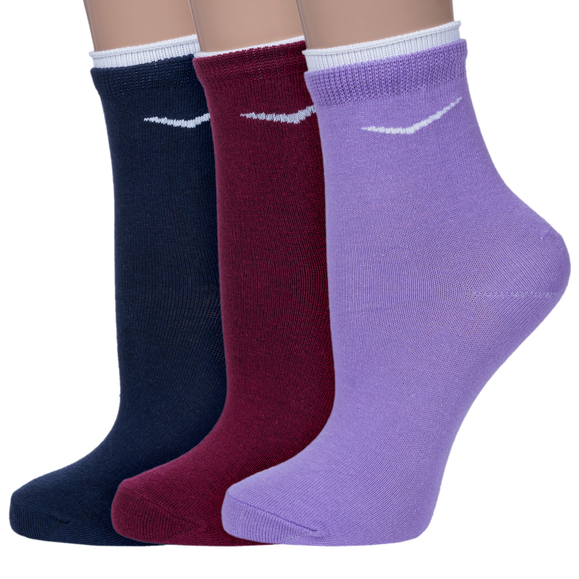 Комплект носков женских НАШЕ 3-4С63 разноцветных 23