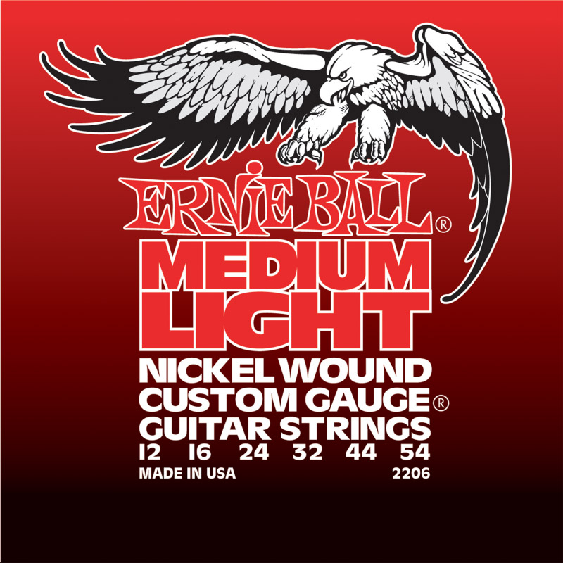 

Ernie Ball 2206 Nickel wound - Струны для электрогитары (12-16-24-32-44-54)