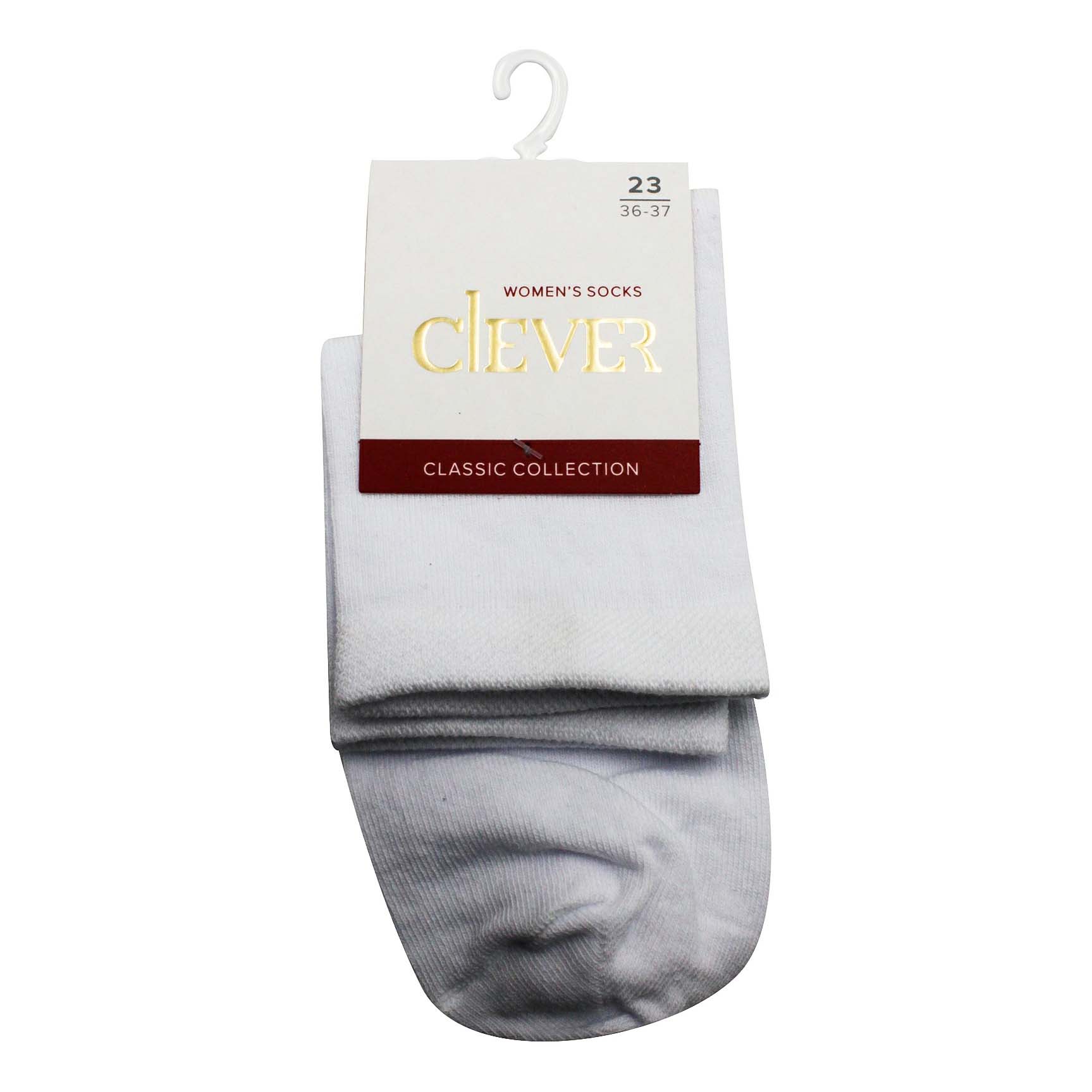 

Носки женские CLEVER WEAR белые 23
