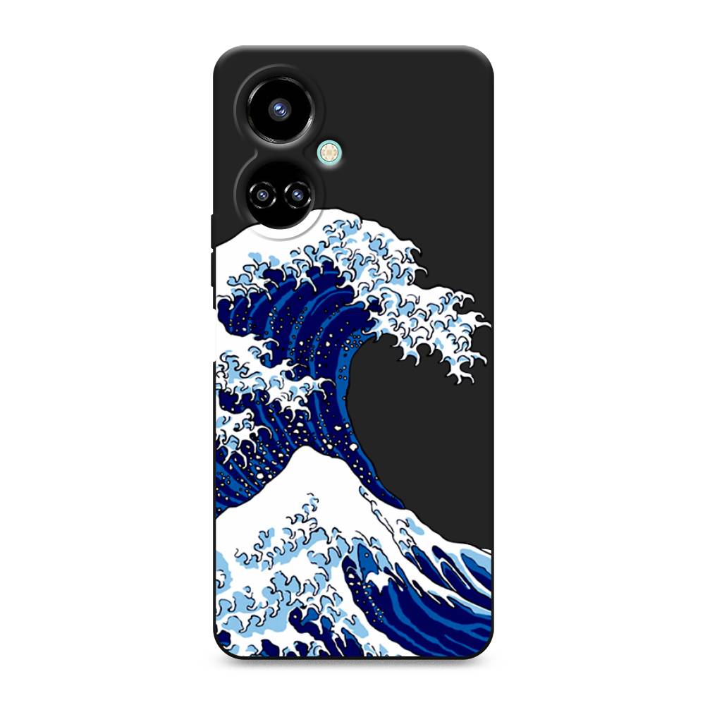 

Чехол Awog 301652-1 для Tecno Camon 19, Camon 19 Pro "Волна в Канагаве", Синий;белый, 301652-1