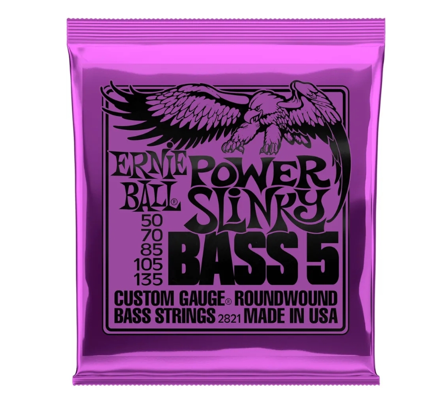 

ERNIE BALL 2821 (50-135) струны для 5-струнной бас-гитары