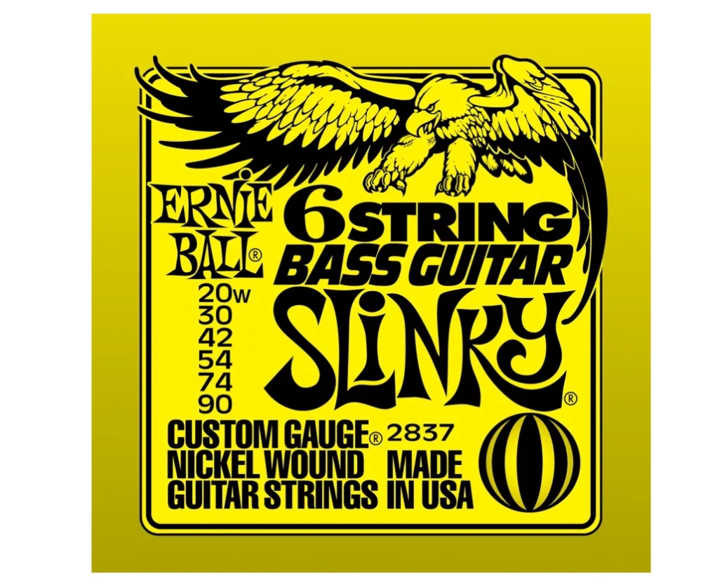 

ERNIE BALL 2837 (20-90) струны для 6-струнной бас-гитары