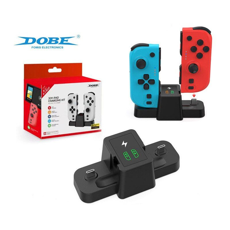 

Зарядное устройство, зарядная станция для геймпада DOBE TNS-1191 для Nintendo Switch, Черный, TNS-1191