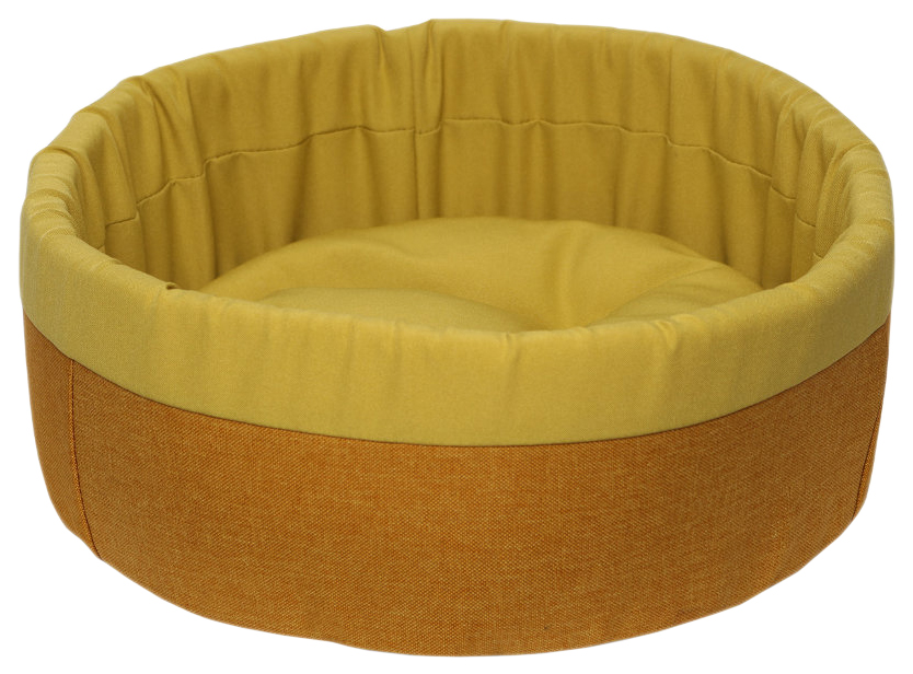 

Лежанка для собак и кошек Lion Manufactory Монтана желтая 42 х 42 х 15 см