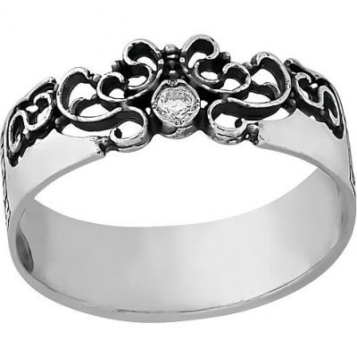 

Кольцо с 1 фианитом из серебра Высоковы КИ-376 21, КИ-376