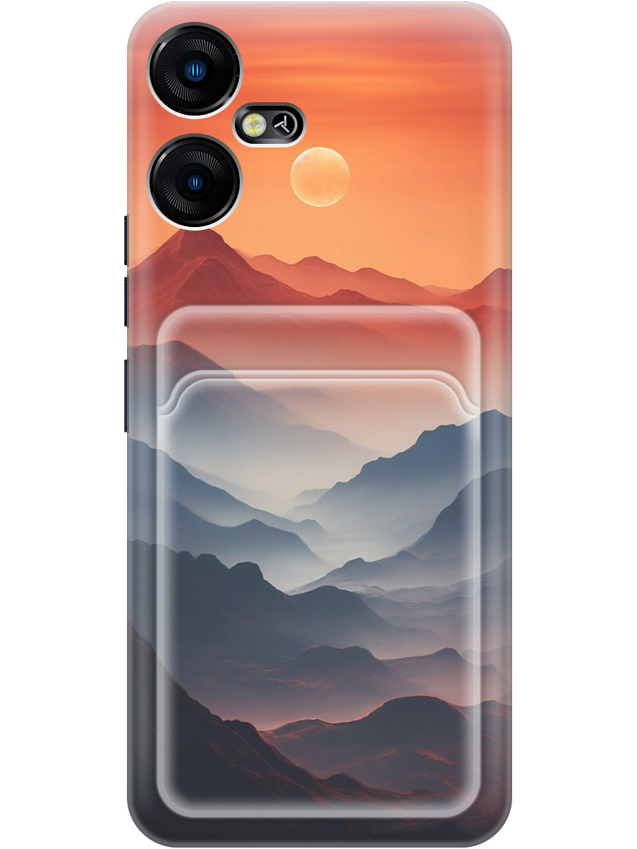 

Силиконовый чехол на Tecno Pova Neo 3 с принтом с карманом для карты прозрачный 785884, Прозрачный;оранжевый;черный, 778683510