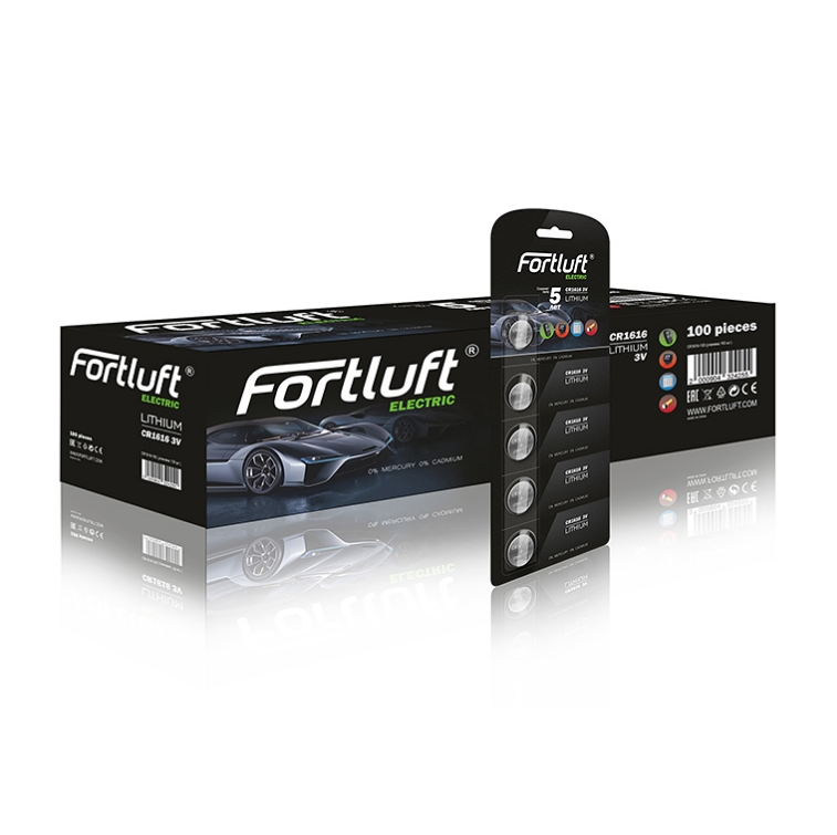 Fortluft Батарейка Fortluft CR1616-100
