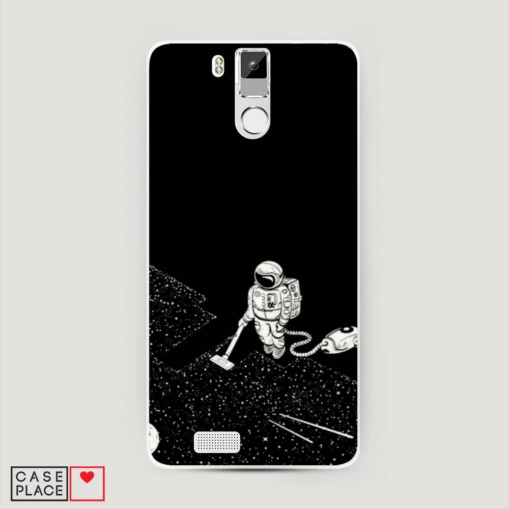 фото Чехол awog "космонавт с пылесосом" для oukitel k6000 pro