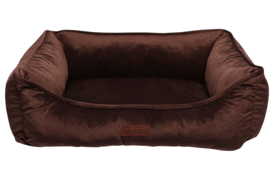 

Лежанка для собак и кошек Lion Manufactory Мэдисон коричневая 60 х 45 х 20 см