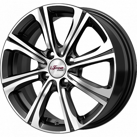 

Колесный диск iFree Апероль (КС862) (Блэк Джек) 6xR15 ET35 4*100 D67.1, Черный