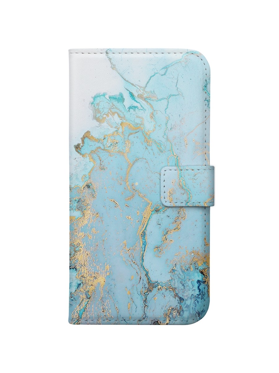 

Чехол Awog на Honor 70 "Мрамор текстура 34 book", Голубой, 6108285-1