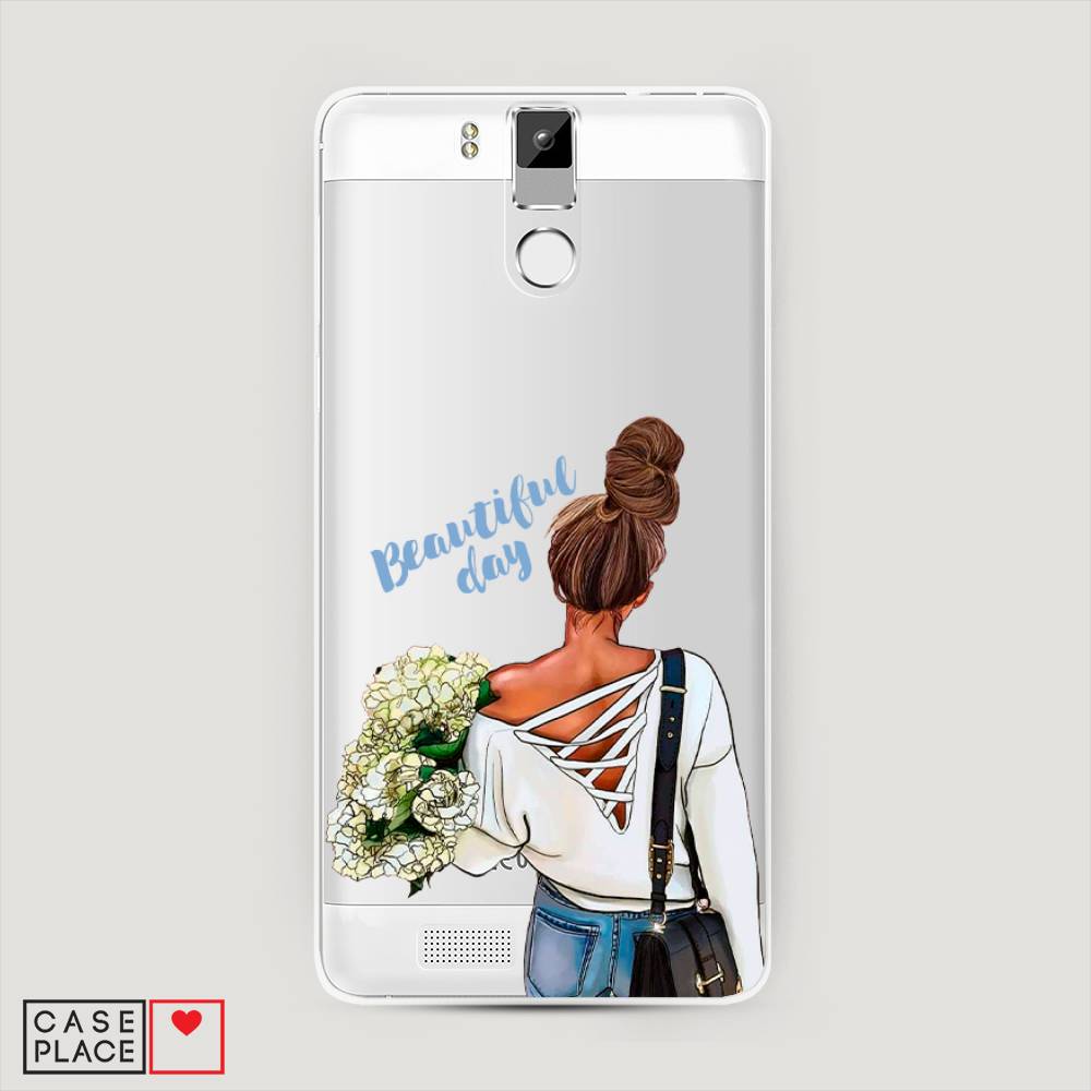 

Чехол Awog на Oukitel K6000 Pro / Оукитель K6000 Pro "Beautiful day vector", Коричневый;белый;зеленый, 230150-6
