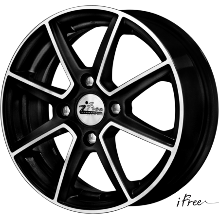 

Колесный диск iFree Майами (КС518) (Блэк Джек) 5.5xR14 ET42 4*100 D67.1, Черный