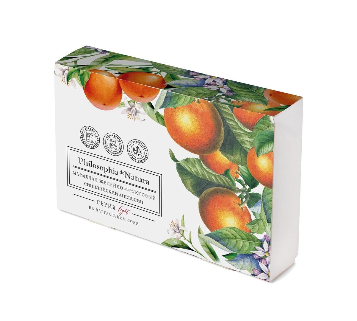 Мармелад Philosophia de Natura Апельсин-Чабрец фруктово-желейный на стевии 160 г