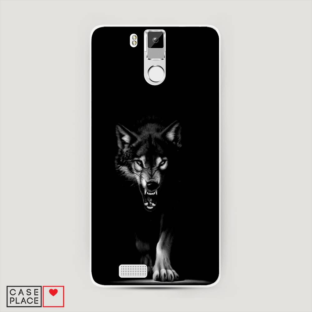 

Чехол Awog на Oukitel K6000 Pro / Оукитель K6000 Pro "Волк выходит из ночи", Серый;черный;белый, 230150-1