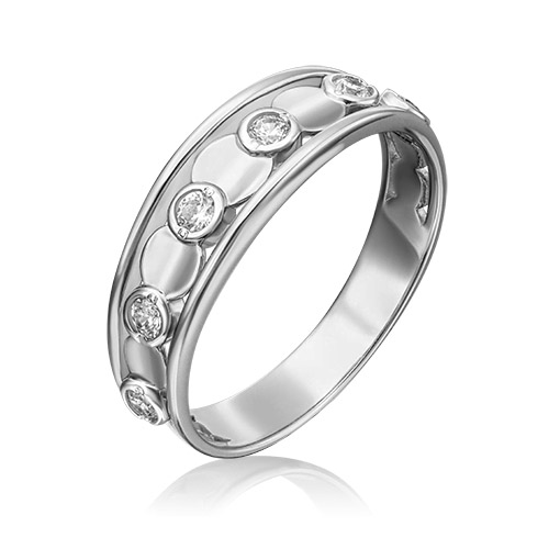 

Кольцо из золота р. 17,5 PLATINA jewelry 01-5366-00-401-1120-03, фианит, 01-5366-00-401-1120-03
