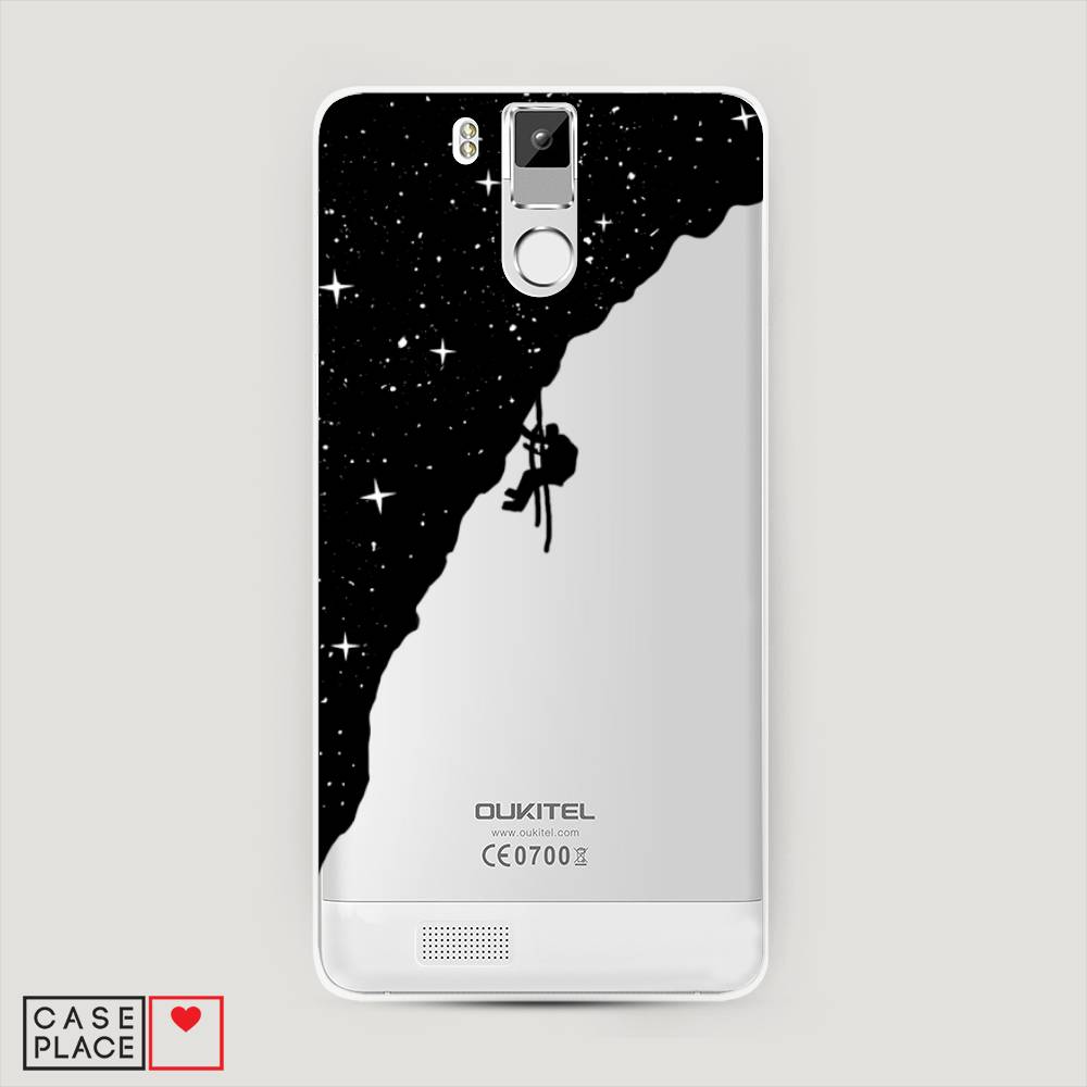 

Чехол Awog на Oukitel K6000 Pro / Оукитель K6000 Pro "Скалолаз в космосе", Черный;белый;бежевый, 230150-4
