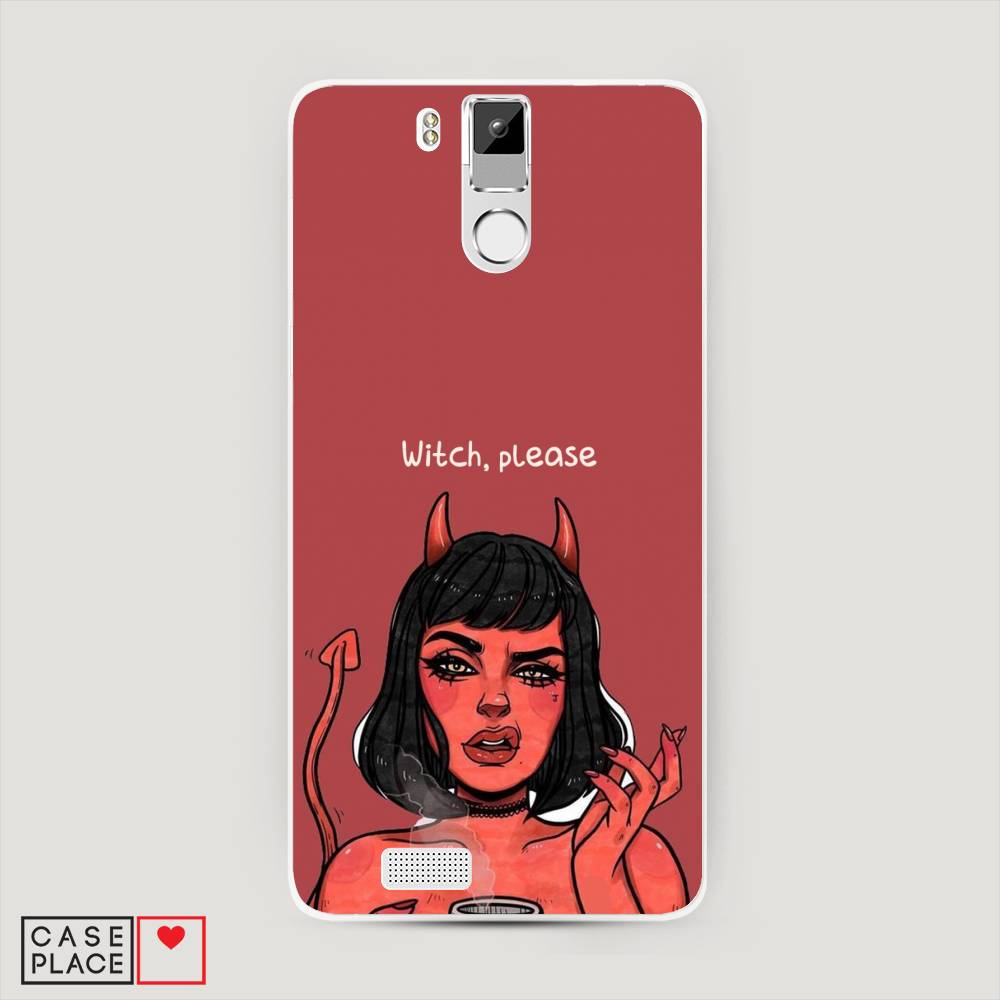 

Чехол Awog на Oukitel K6000 Pro / Оукитель K6000 Pro "Evil Girl", Красный;черный, 230150-6