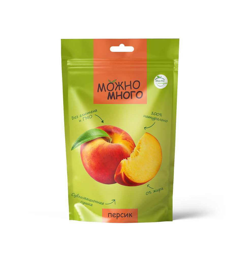 Чипсы фруктовые Можно Много персиковые 20 г