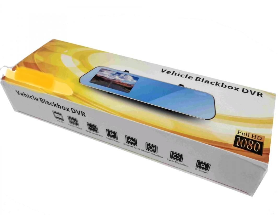 Видеорегистратор Vehicle Blackbox DVR с зеркалом заднего вида