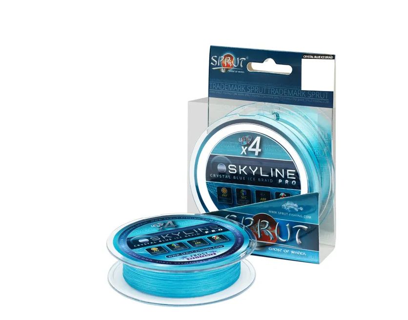 фото Шнур зимний sprut skyline 70m/0,10mm (crystal blue)