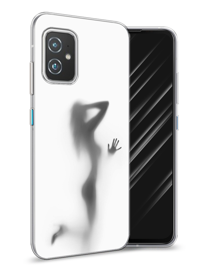 

Чехол Awog на Asus ZenFone 8 "Стекло в душе", Белый;серый;черный, 44450-7