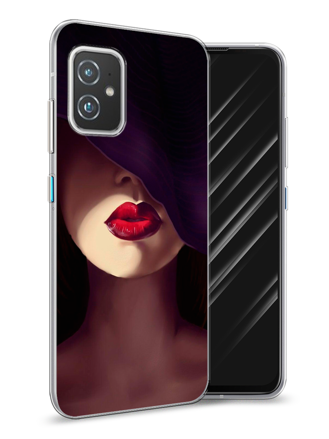 

Чехол Awog на Asus ZenFone 8 "Красные губы", Черный;бежевый;красный, 44450-7