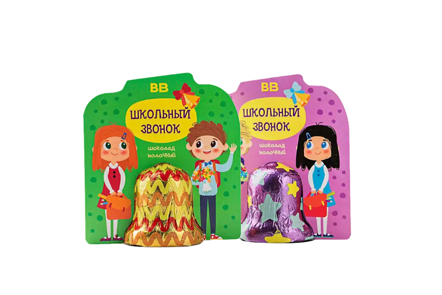 

Шоколад фигурный ВкусВилл Школьный звонок молочный 35 г в ассортименте (дизайн по наличию)