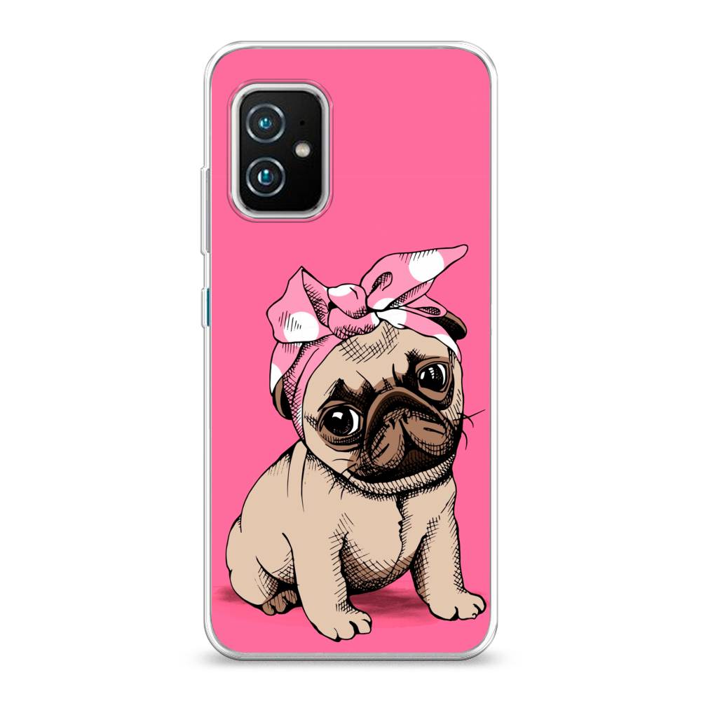 фото Чехол awog "dog pin-up" для asus zenfone 8