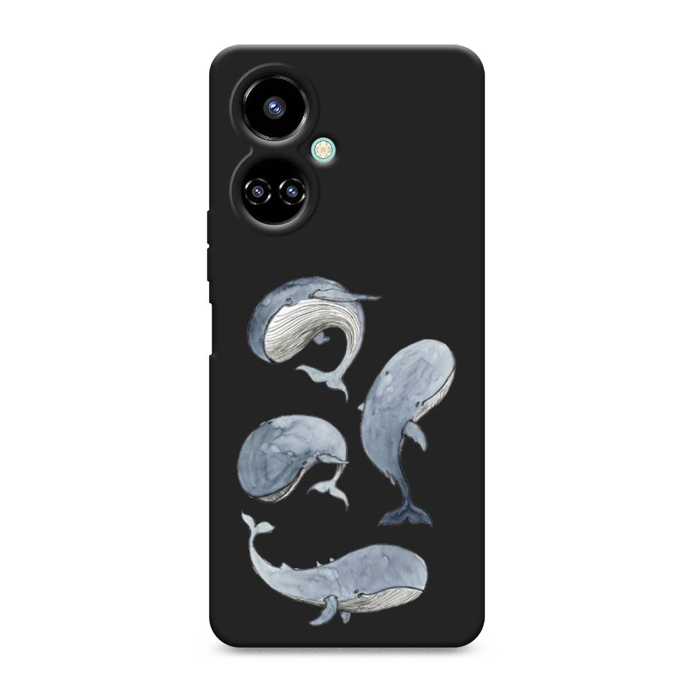 

Чехол Awog 301652-1 для Tecno Camon 19, Camon 19 Pro "Киты", Голубой;белый;прозрачный, 301652-1