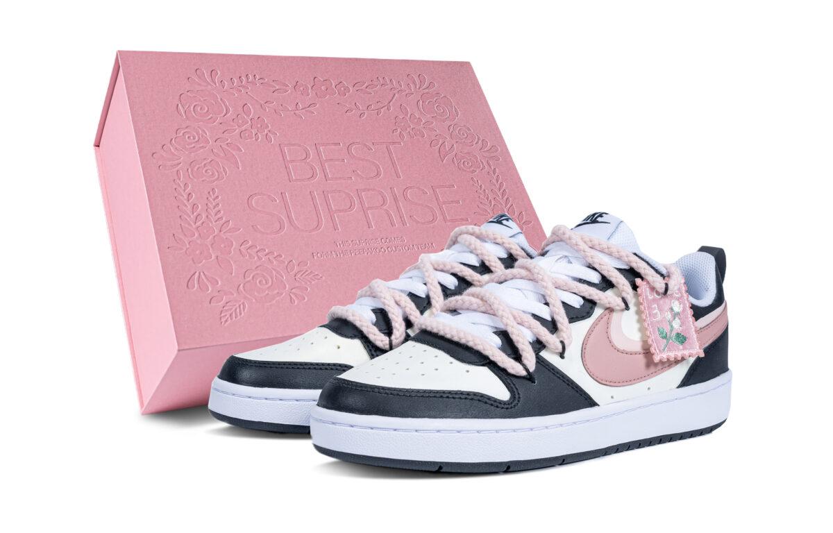 

Кеды унисекс Nike Court Borough Low 2 GS белые 38 EU, Белый, Court Borough Low 2 GS