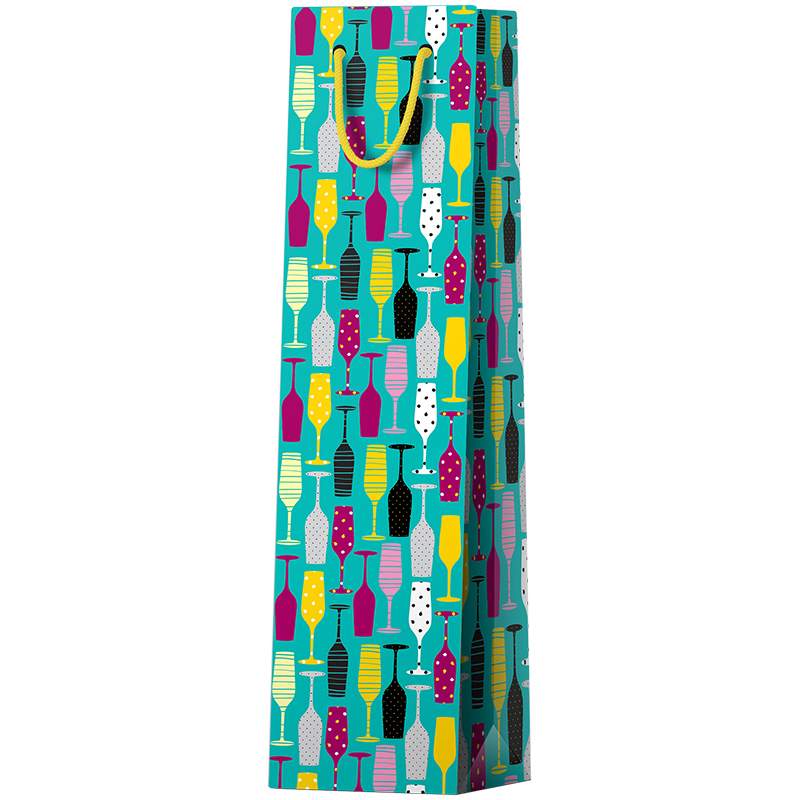 

Пакет подарочный Artspace 322257, "Bright bottle", 36x12x8.5см, 12 штук