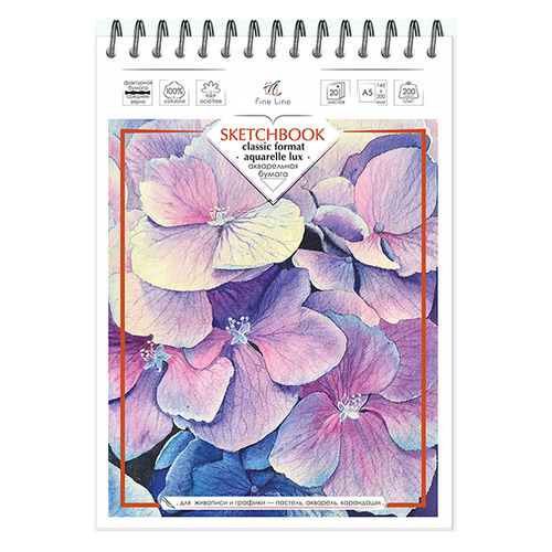 

Блокнот для рисования Полином 3076 20 листов картон мелованный гребень