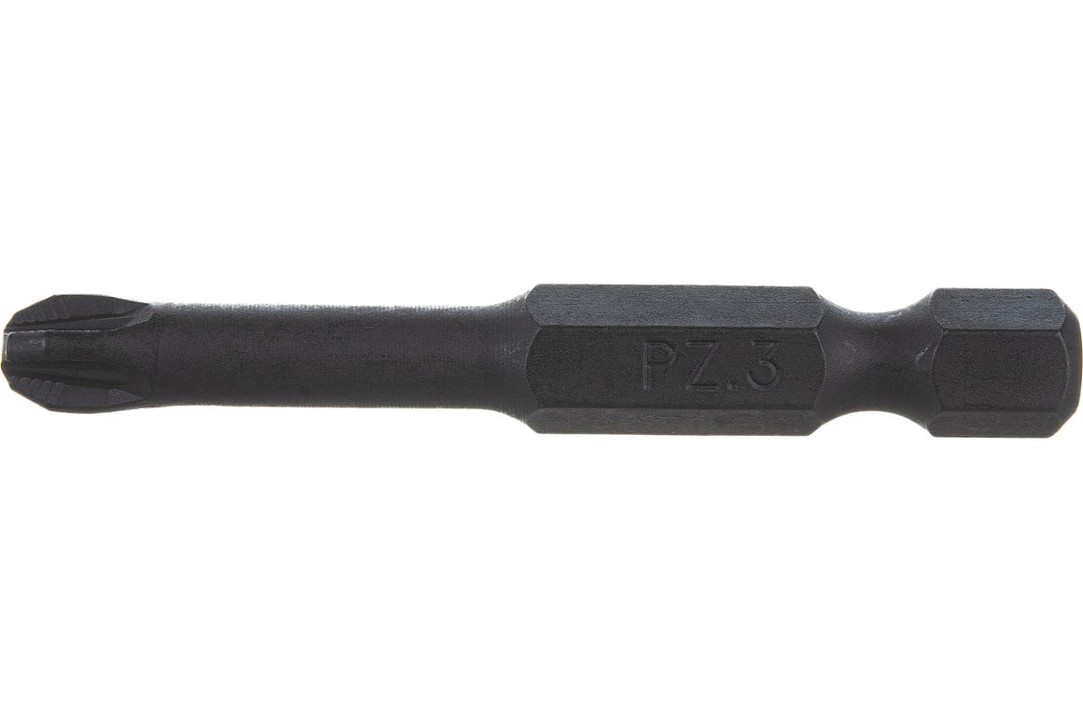 Бита D.BOR Биты для ударного инструмента IMPACT, Pz 3x50 мм, Torsion, ACR2, E 6,3 (5 шт.)