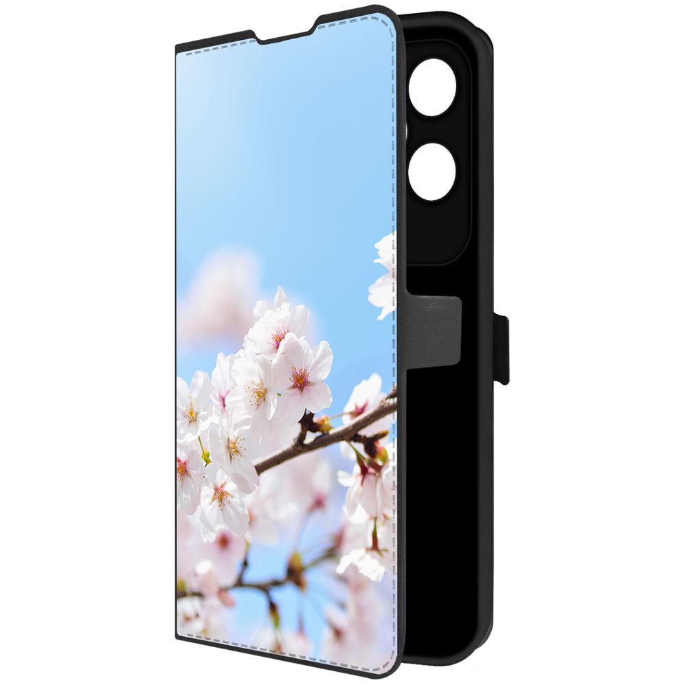 

Чехол-книжка Krutoff Eco Book для Honor 200 Lite Цветение (черный)