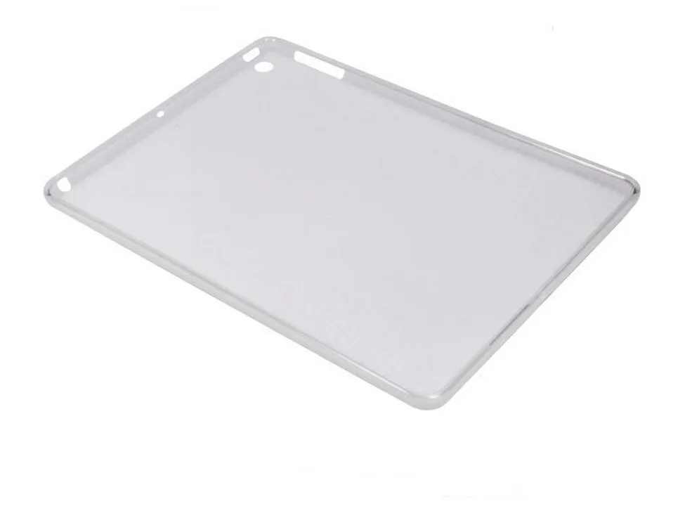 

Накладка силикон для iPad Air прозрачная белая, Прозрачный, iPad Air