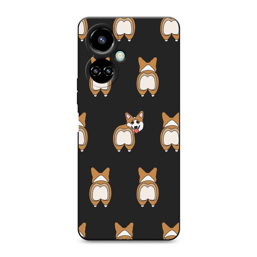 

Чехол Awog 302252-1 для Tecno Camon 19, Camon 19 Pro "Милый корги фон", Белый;бежевый;коричневый, 302252-1