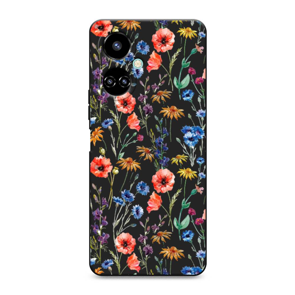 

Чехол Awog 302252-1 для Tecno Camon 19, Camon 19 Pro "Маки и васильки фон", 302252-1