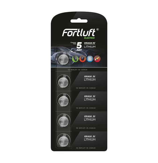 Fortluft Батарейка Fortluft CR1616-5