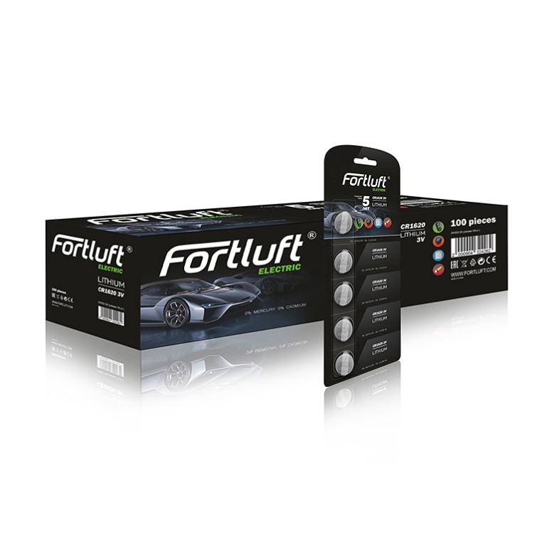 Fortluft Батарейка Fortluft CR1620-100