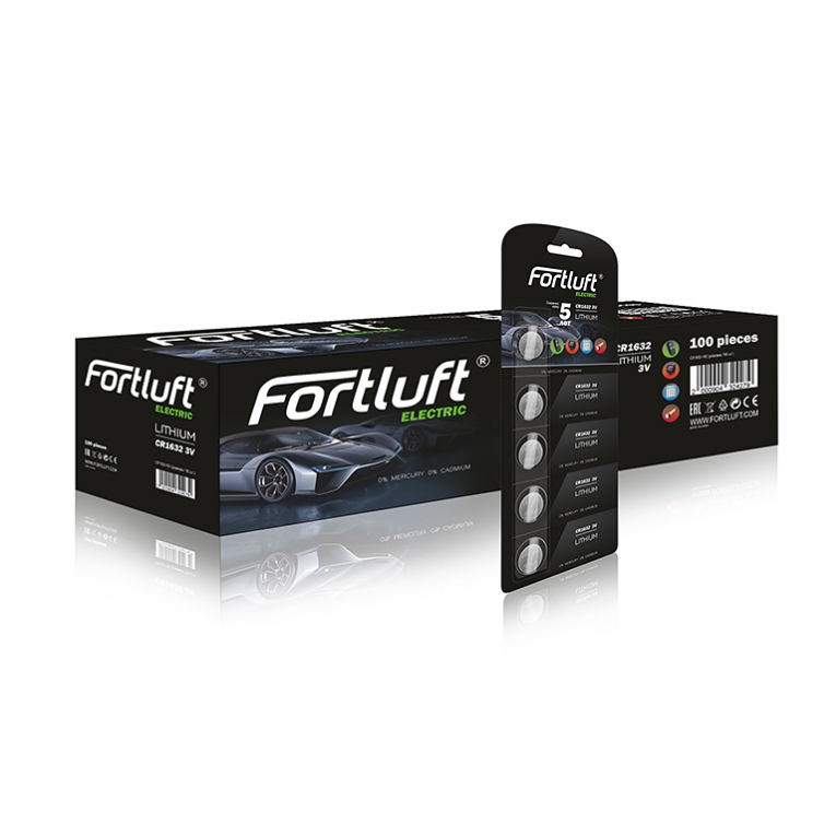 Fortluft Батарейка Fortluft CR1632-100
