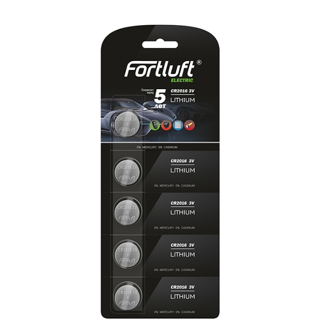 Fortluft Батарейка Fortluft CR2016-5