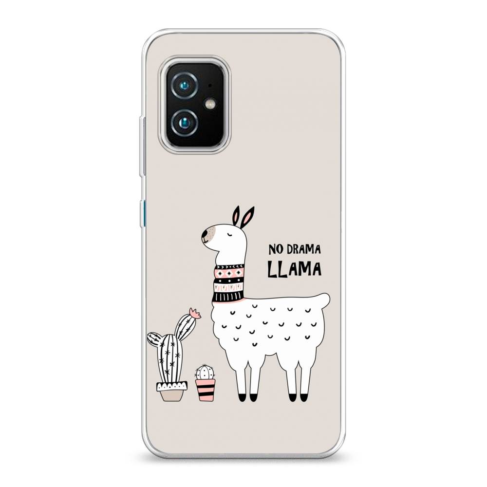 фото Чехол awog "no drama llama" для asus zenfone 8
