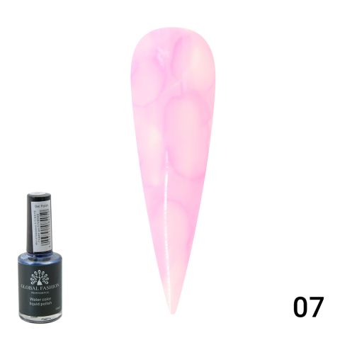 

Акварельные капли Water color от Global Fashion 10 мл pink 07